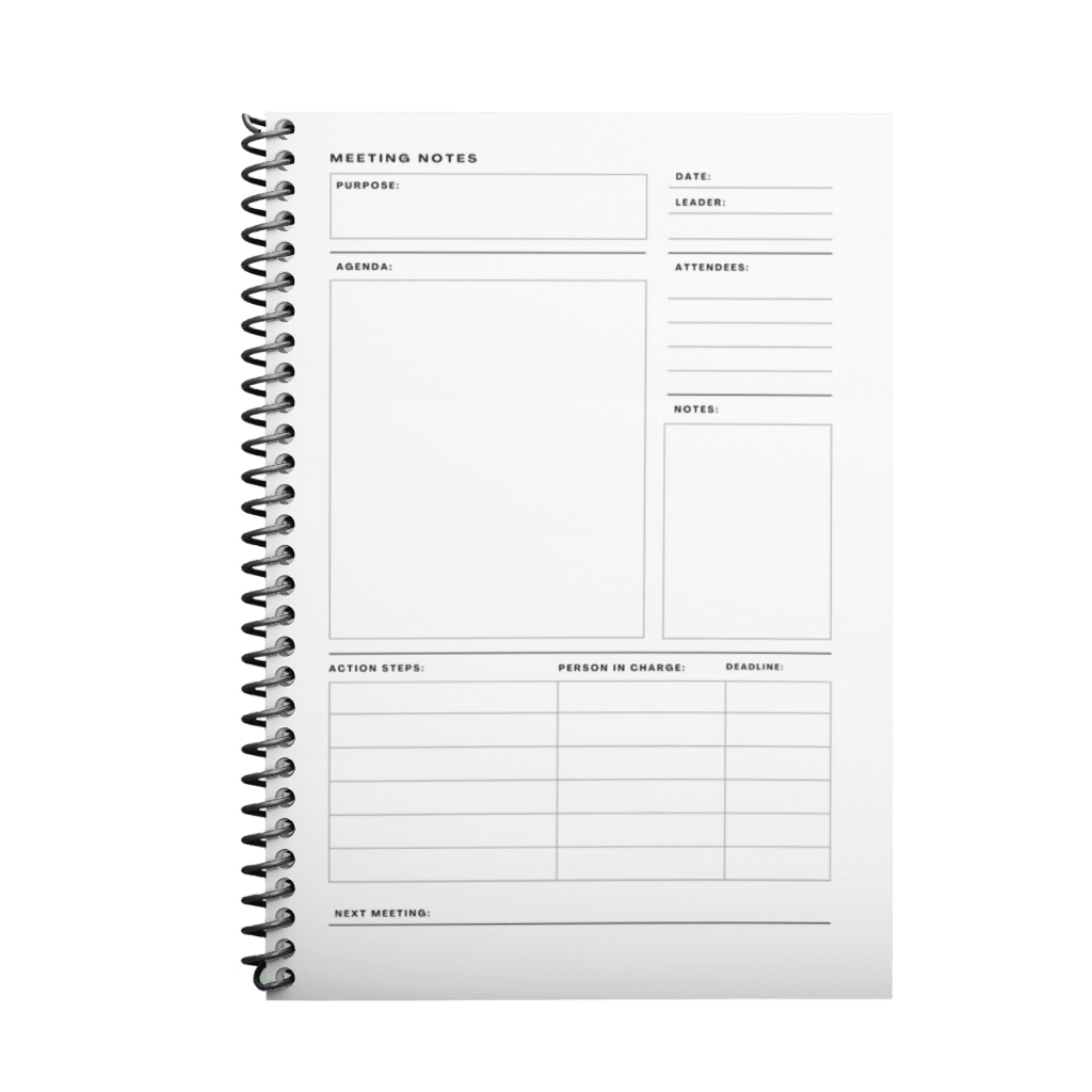 Image of Mindful Meeting Journals from Mindful Organizer selling for $22.00