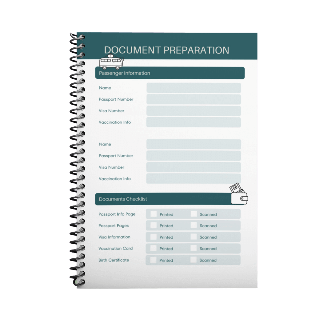 Image of Dream Destination Travel Planner from Mindful Organizer selling for $22.00