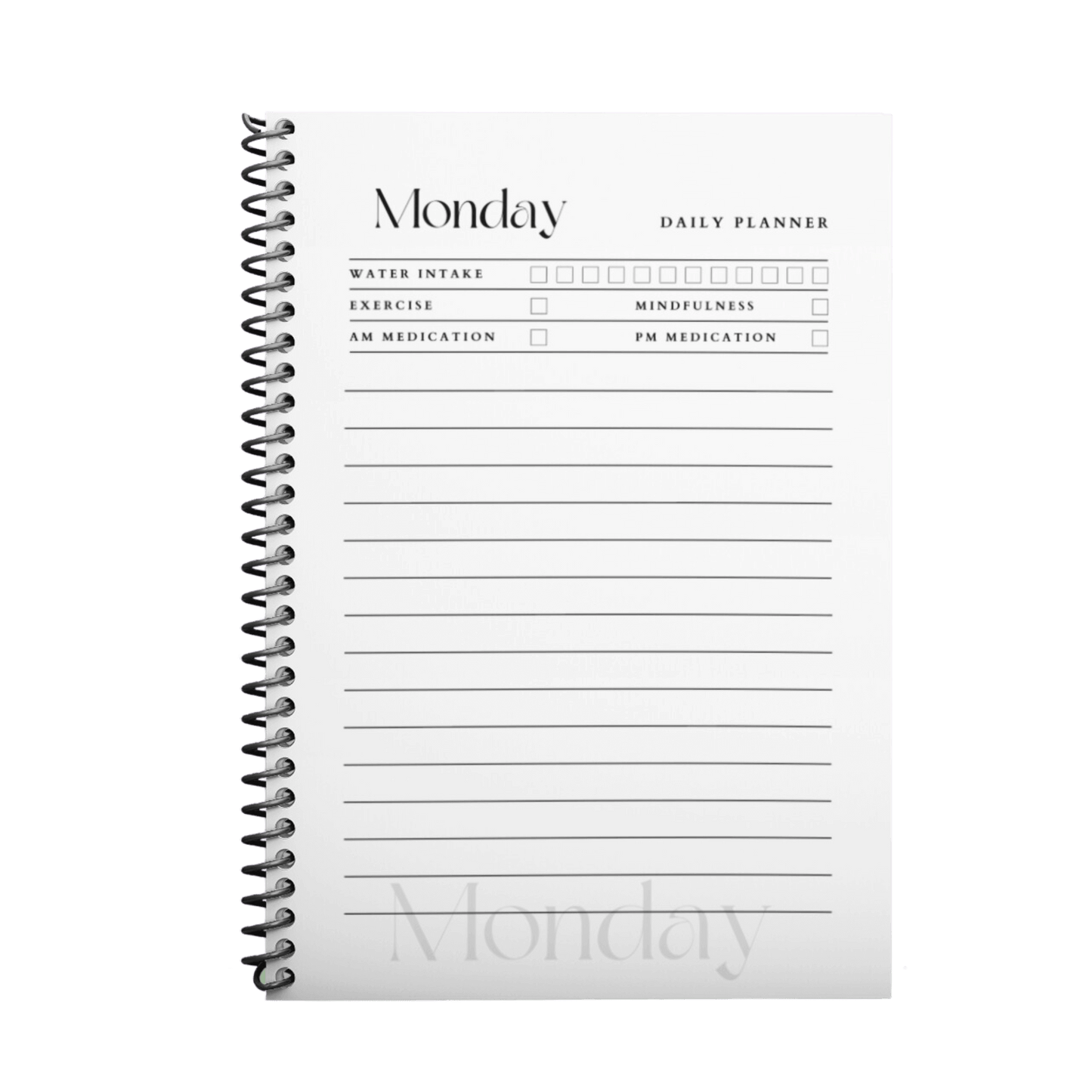 Image of Peaceful Beauty Daily Planner from Mindful Organizer selling for $28.00.