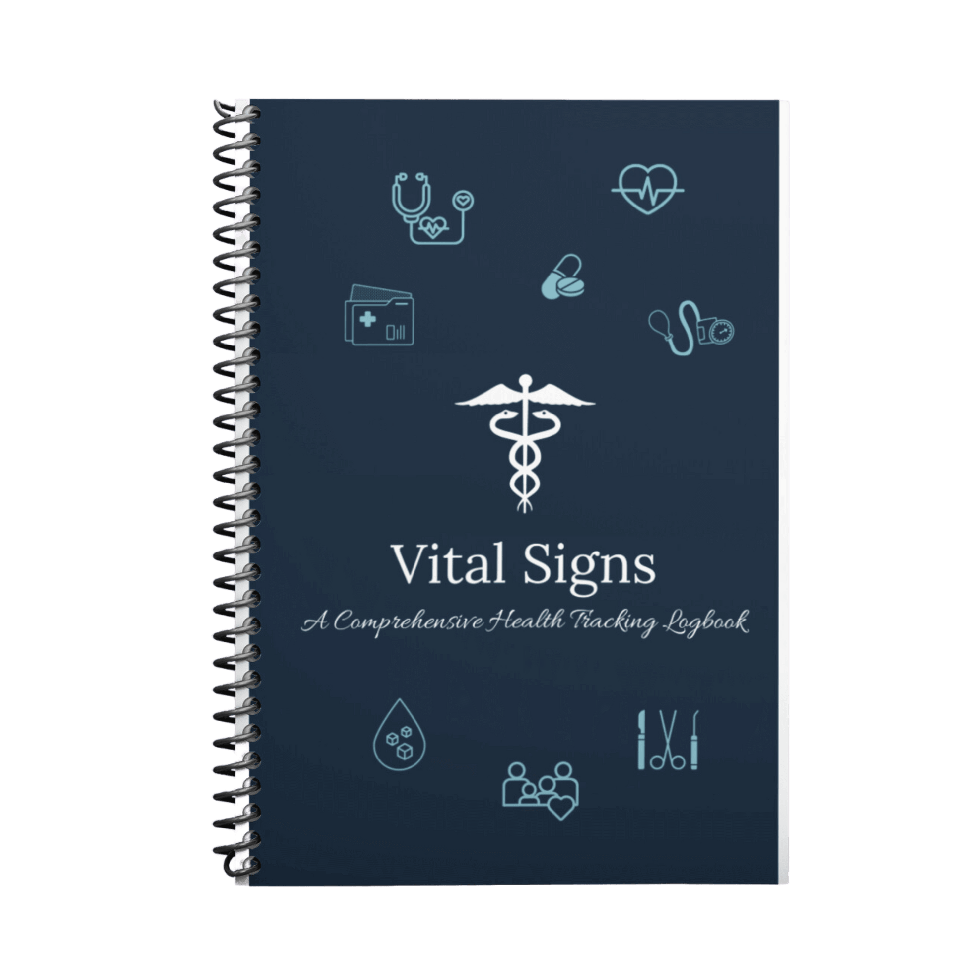 Image of Vital Signs: A Comprehensive Health Tracking Logbook from Mindful Organizer selling for $19.00